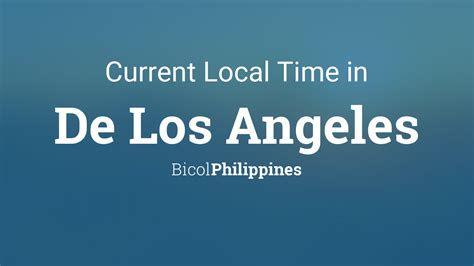 time in california to philippines